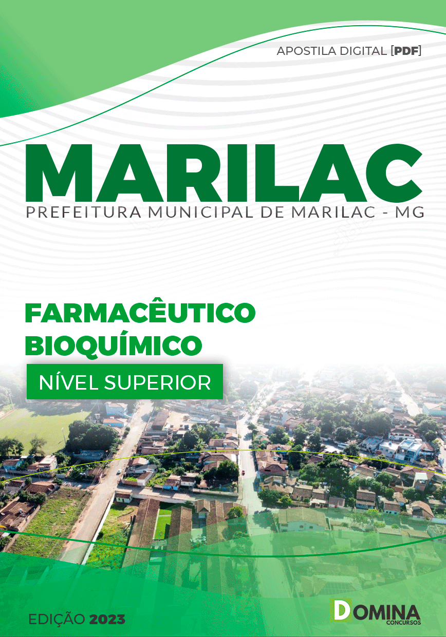 Apostila Pref Marilac MG 2023 Farmacêutico Bioquímico