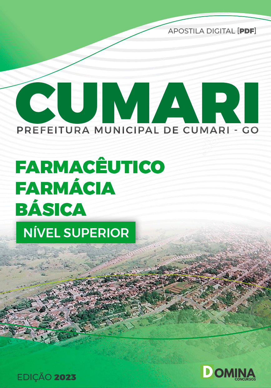 Apostila Pref Cumari GO 2024 Farmacêutico Farmácia Básica