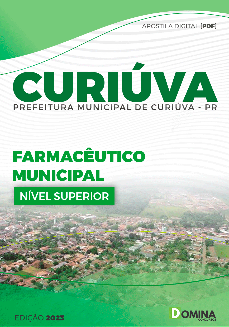 Apostila Concurso Pref Curiúva PR 2023 Farmacêutico Municipal