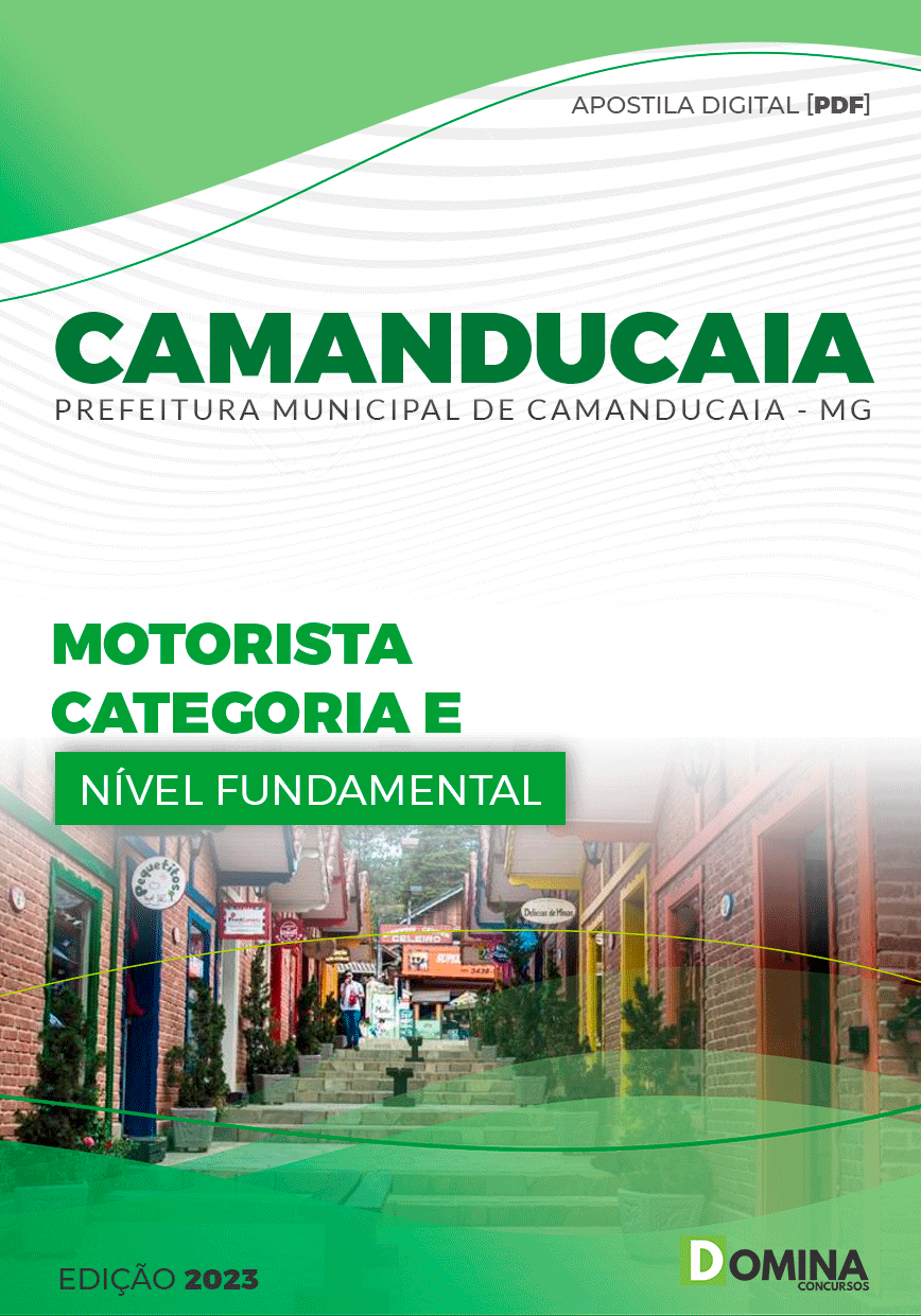 Apostila Pref Camanducaia MG 2024 Motorista Categoria E