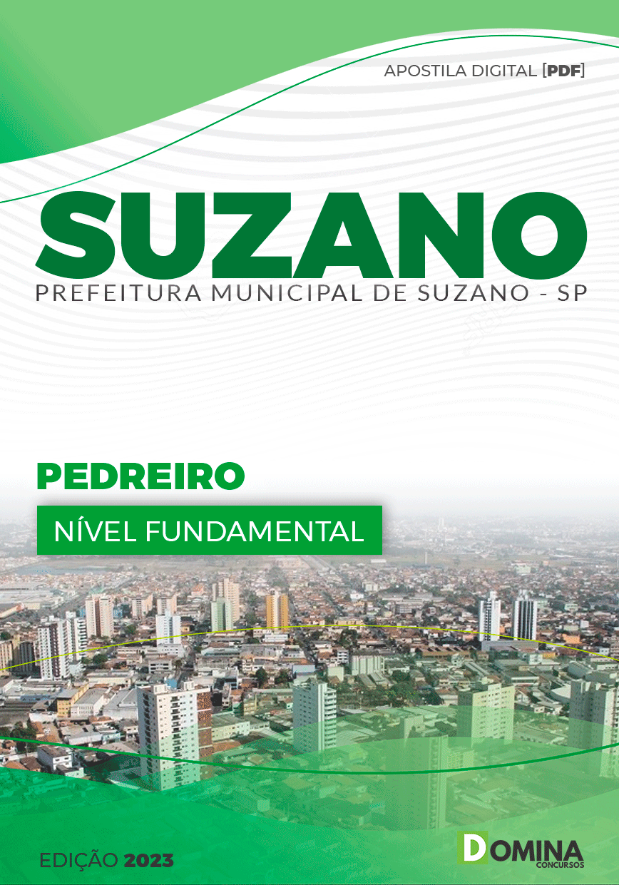 Apostila Concurso Pref Suzano SP 2023 Pedreiro