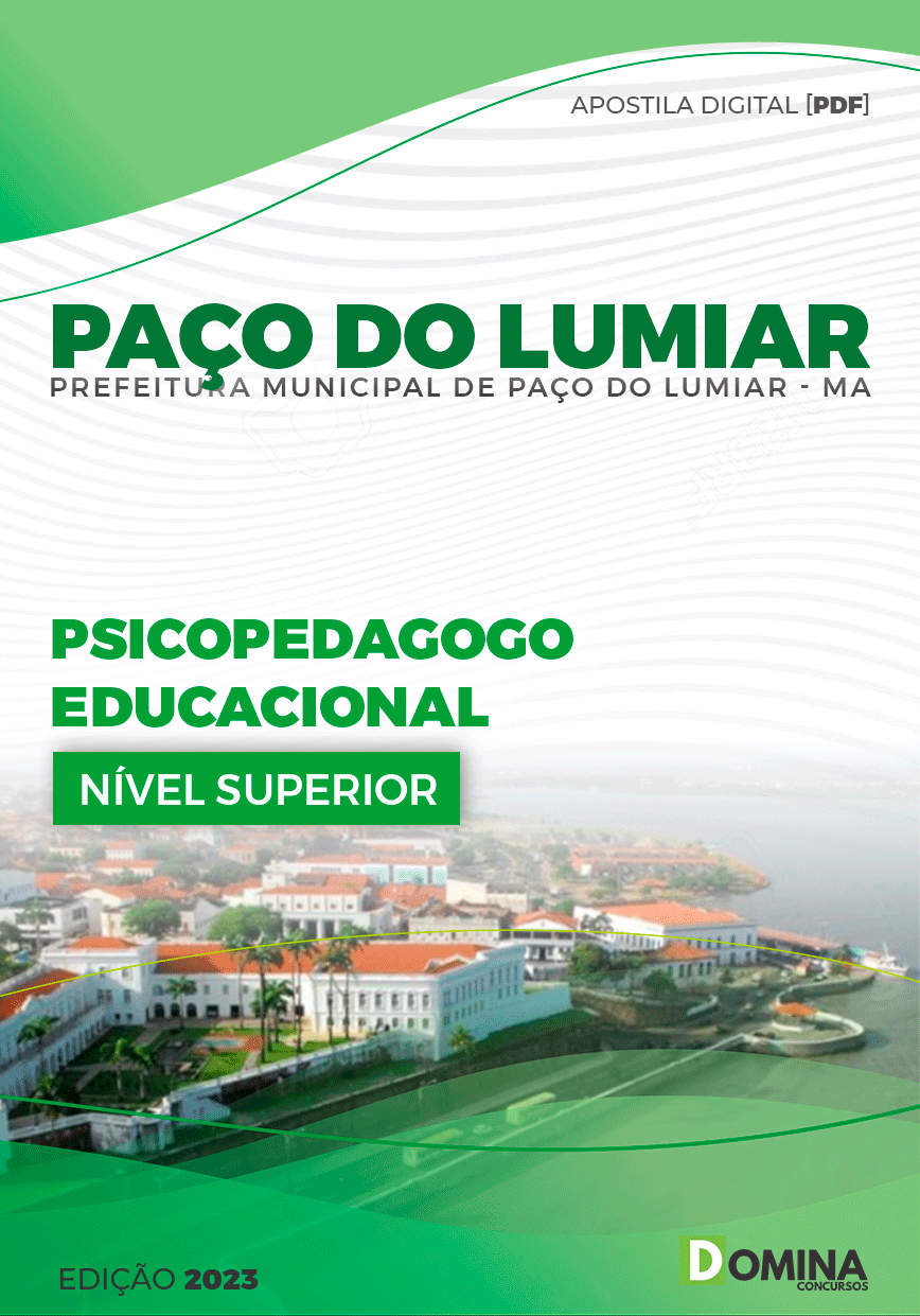 Apostila Pref Paço do Lumiar MA 2023 Psicopedagogo Educacional