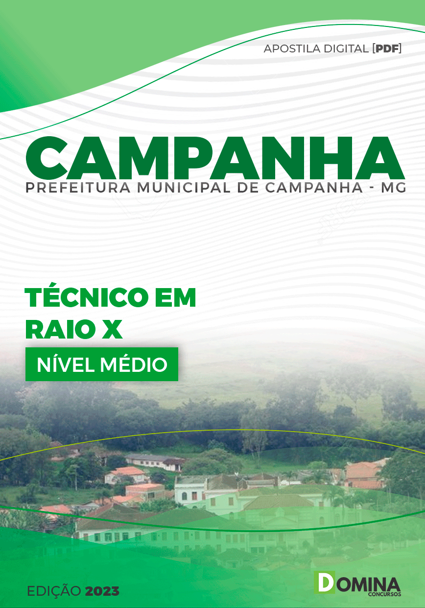 Apostila Concurso Pref Campanha MG 2024 Técnico Raio X