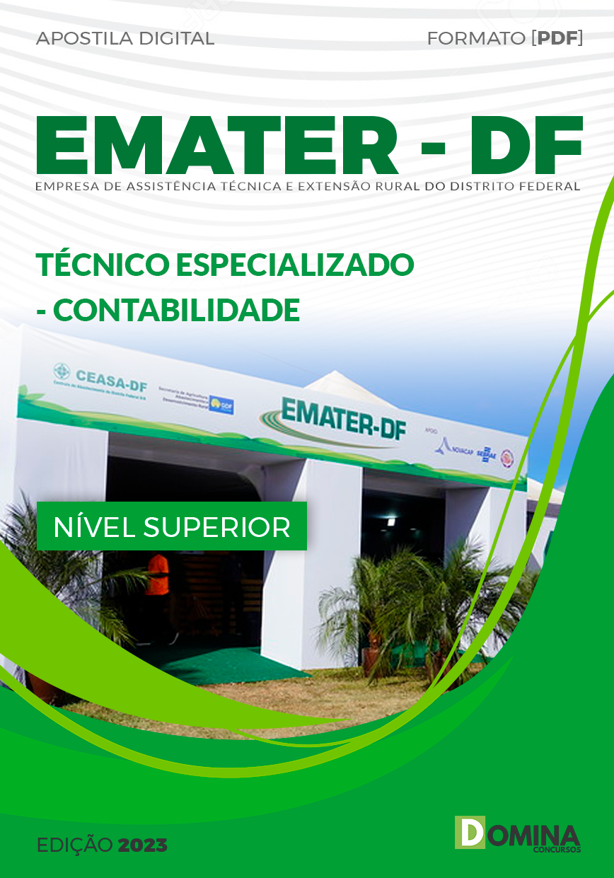 Apostila EMATER DF 2024 Técnico Especializado Contabilidade