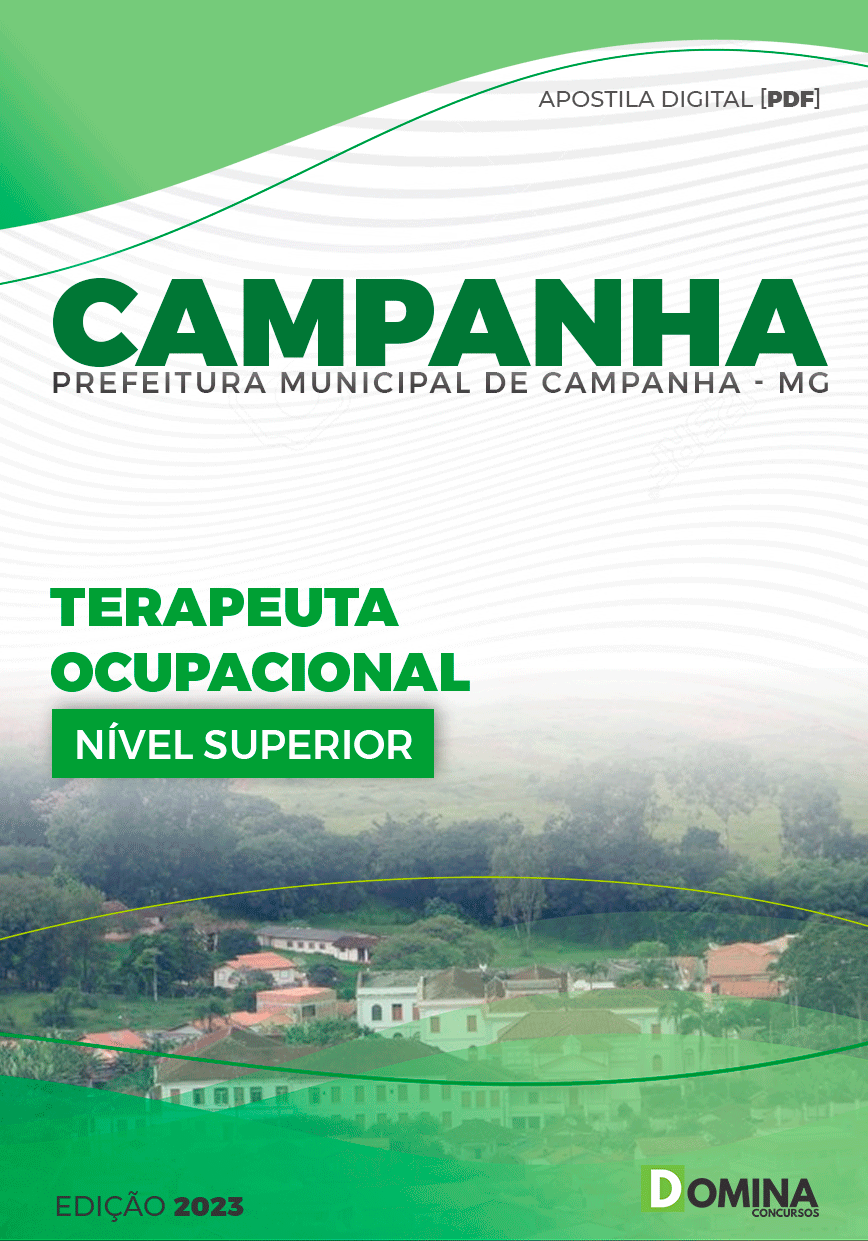 Apostila Concurso Pref Campanha MG 2024 Terapeuta Ocupacional