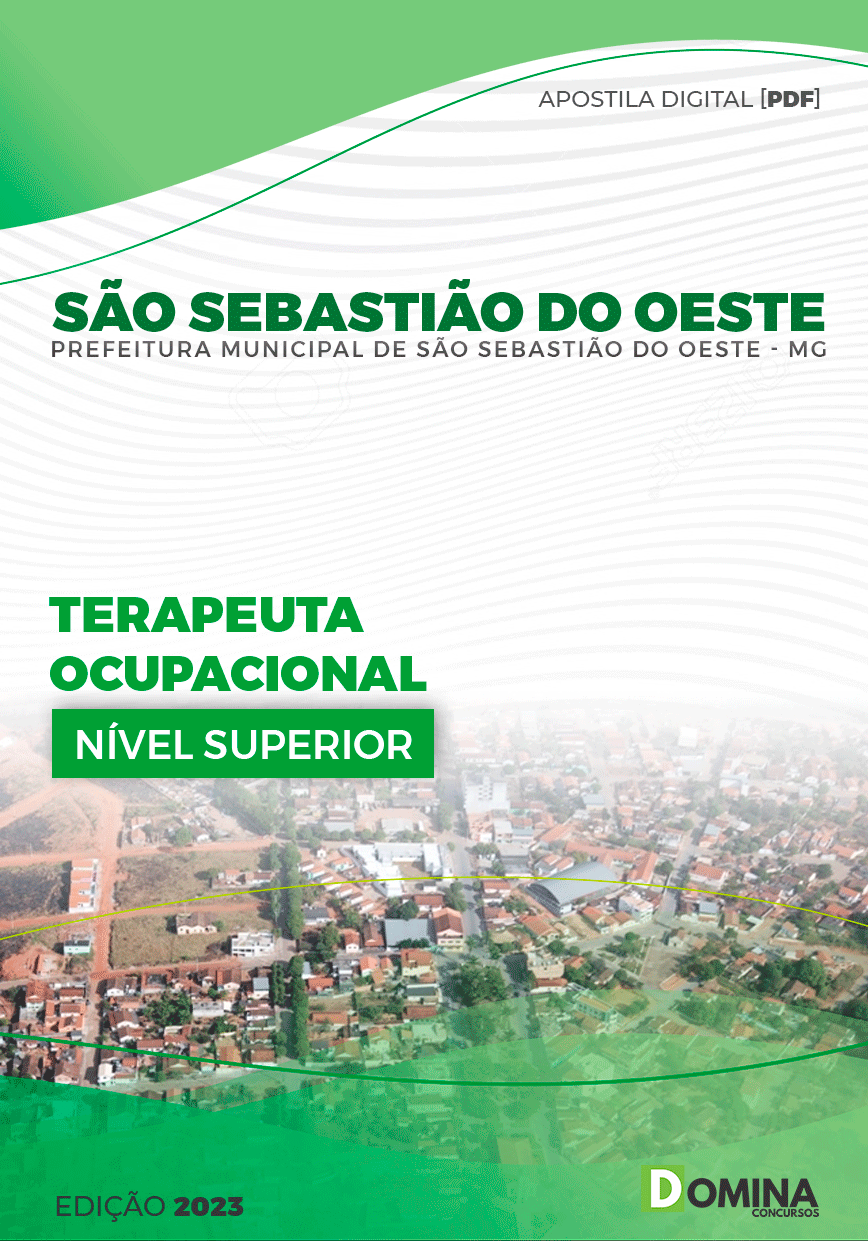 Pref São Sebastião do Oeste MG 2023 Terapeuta Ocupacional