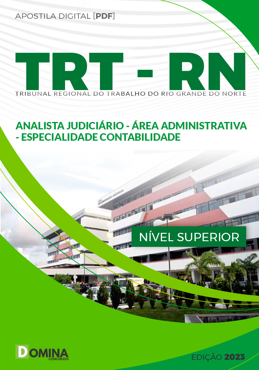 Apostila TRT RN 2023 Analista Judiciário Contabilidade