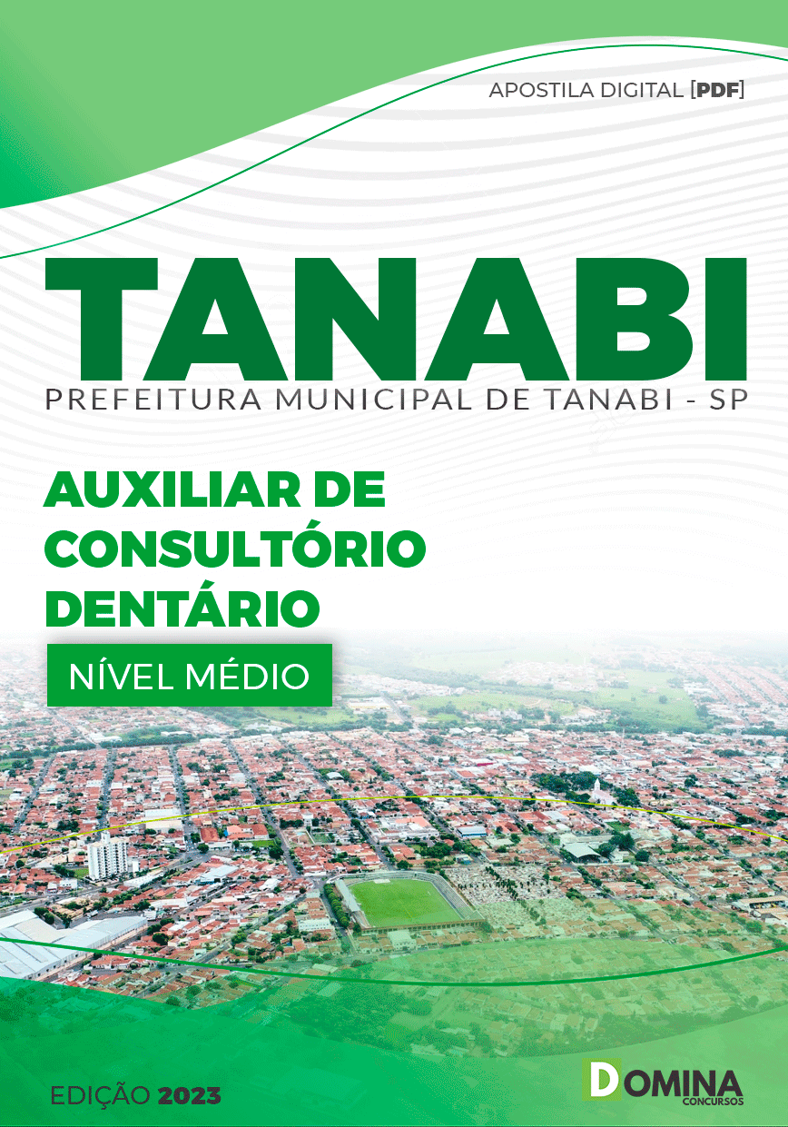 Apostila Pref Tanabi SP 2023 Auxiliar Consultório Dentário