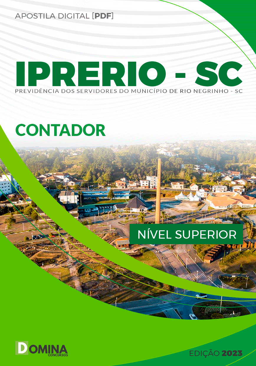 Apostila IPRERIO Rio Negrinho SC 2023 Contador