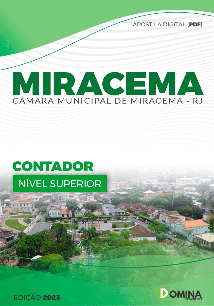 Apostila Câmara Miracema RJ 2023 Contador