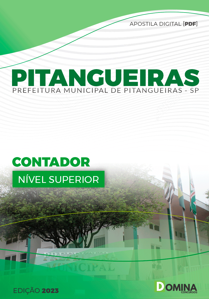 Apostila Concurso Pref Pitangueiras SP 2024 Contador