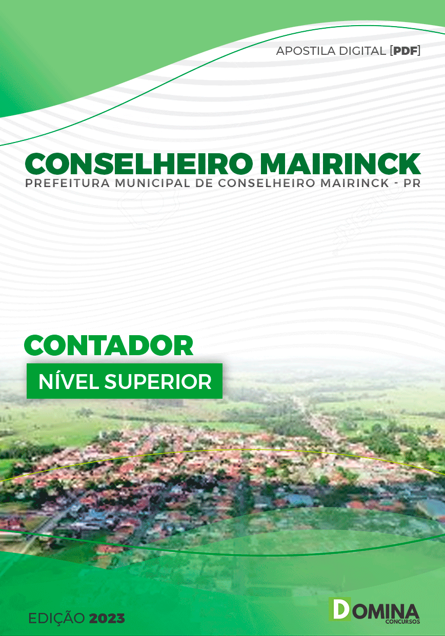 Pref Conselheiro Mairinck PR 2023 Contador