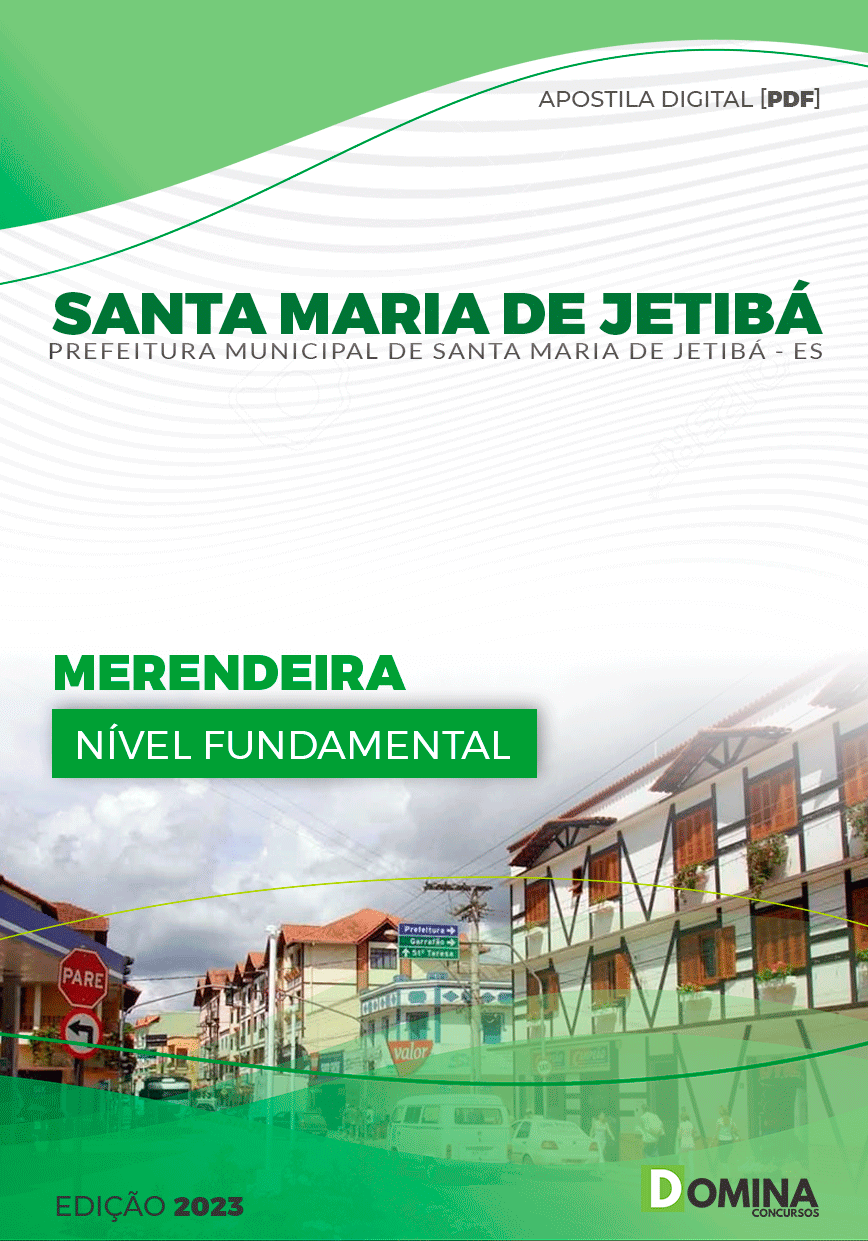 Apostila Pref Santa Maria de Jetibá ES 2024 Merendeira