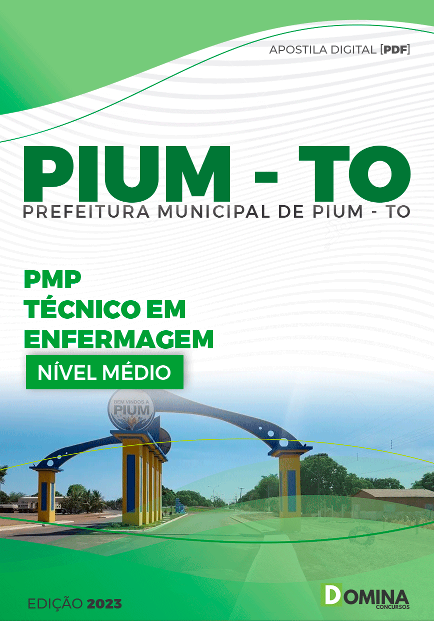 Apostila Concurso Pref Pium TO 2023 Técnico Enfermagem