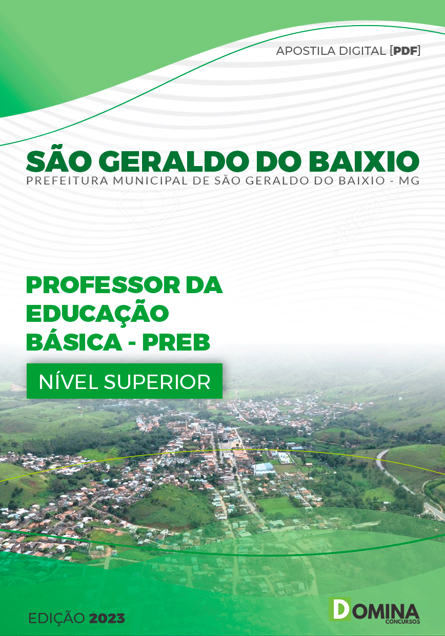 Apostila Pref São Geraldo do Baixio MG 2023 Professor Educação Básica