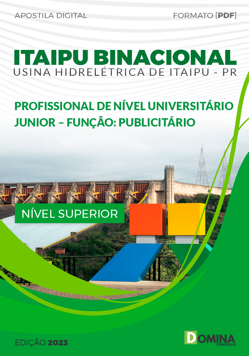 Apostila ITAIPU BINACIONAL PR 2023 Publicitário