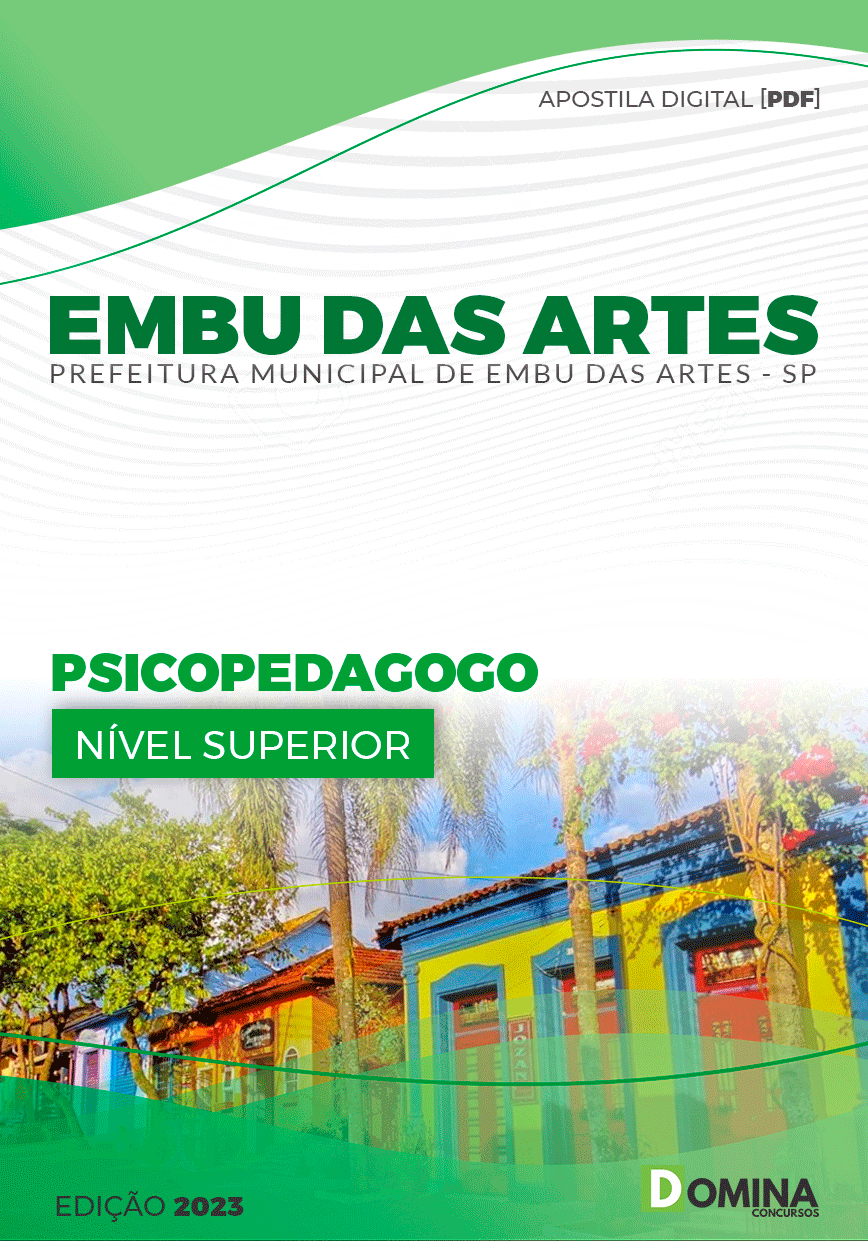 Apostila Pref Embu das Artes SP 2023 Psicólogo