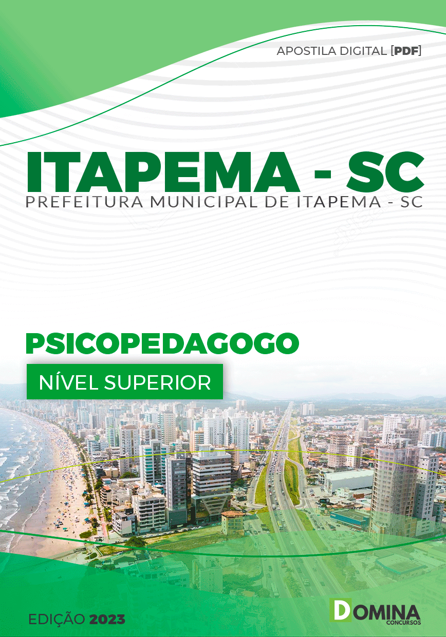 Apostila Pref Itapema SC 2023 Psicopedagogo