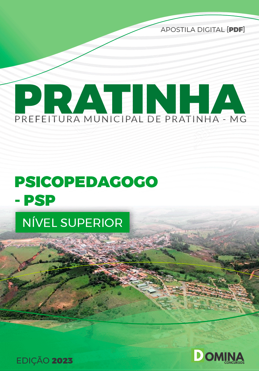 Apostila Pref Pratinha MG 2023 Psicopedagogo