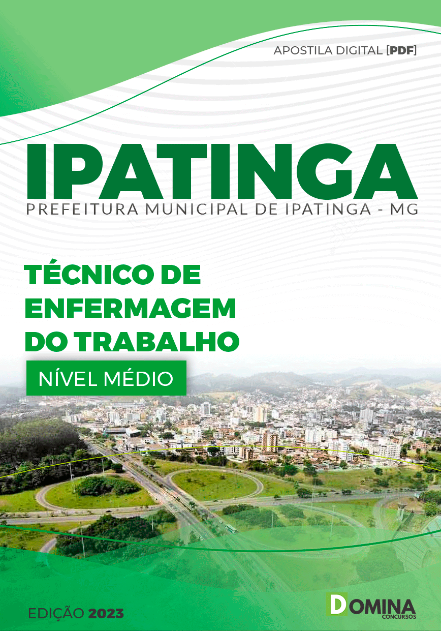 Apostila Pref Ipatinga MG 2023 Técnico Enfermagem Trabalho
