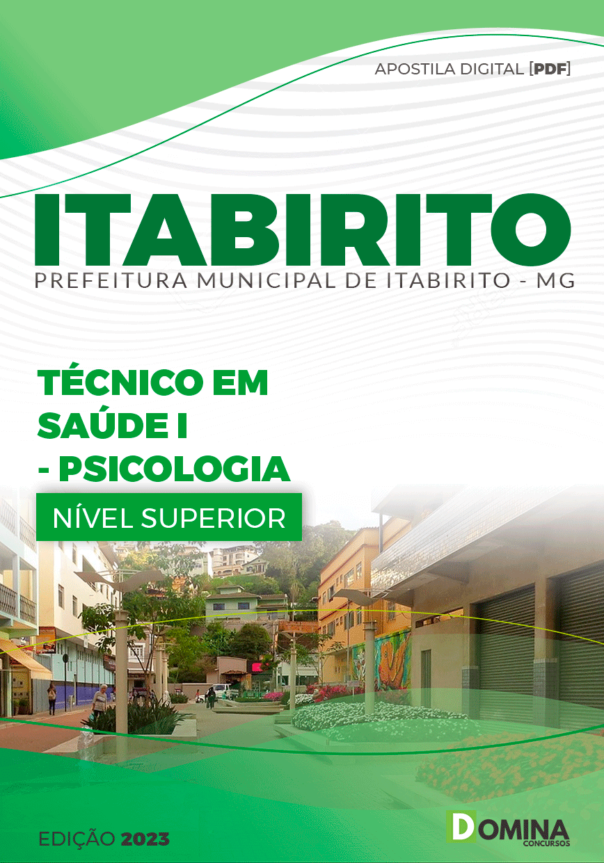 Apostila Prefeitura Itabirito MG 2023 Técnico Superior Psicologia