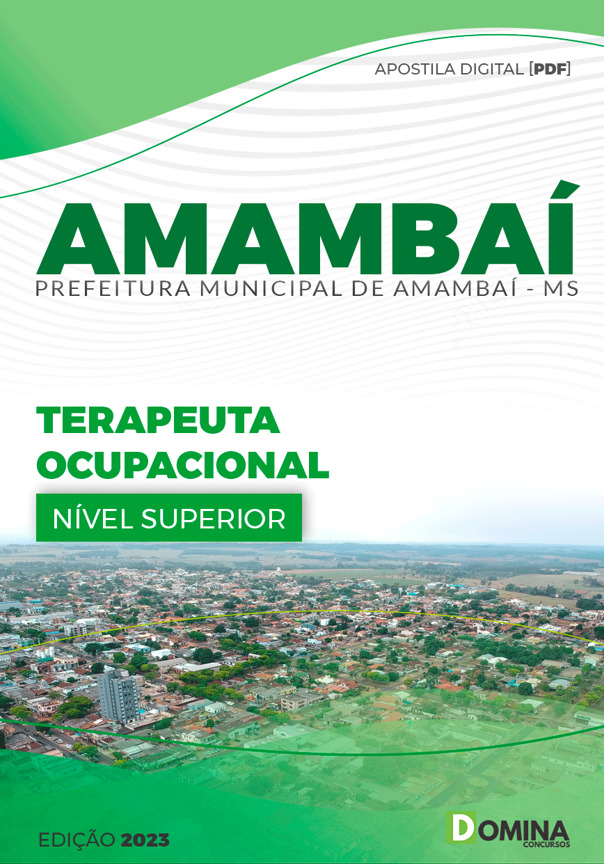 Apostila Concurso Pref Amambai MS 2023 Terapeuta Ocupacional