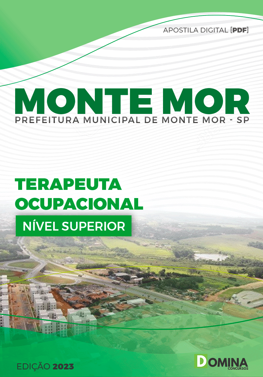 Apostila Pref Monte Mor SP 2023 Terapeuta Ocupacional