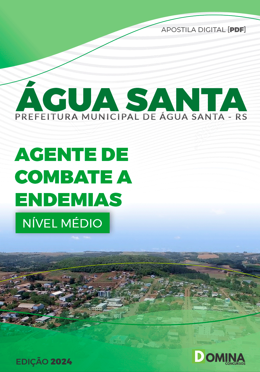 Apostila Pref Água Santa RS 2024 Agente de Combate a Endemias