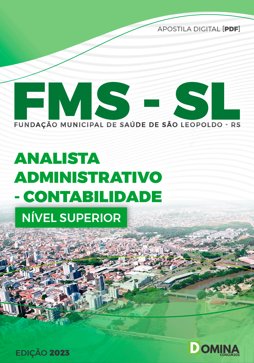 Apostila FMS São Leopoldo RS 2023 Analista Adm Contabilidade