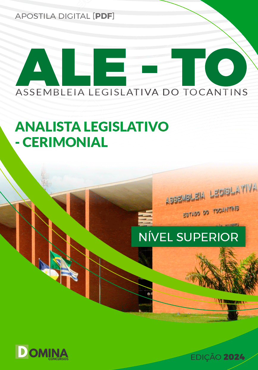 Apostila ALE TO 2024 Analista Legislativo Cerimonial