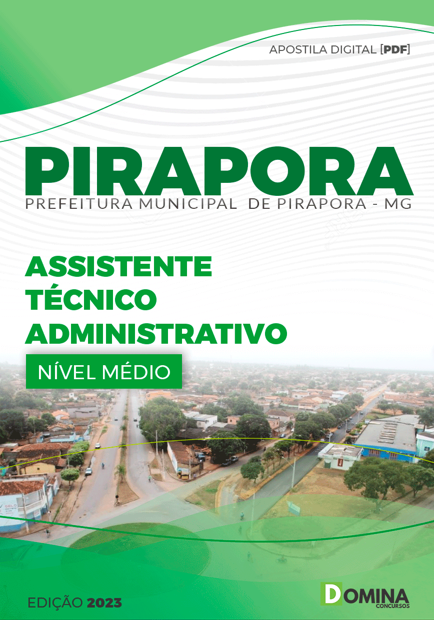 Apostila Pref Pirapora MG 2023 Assistente Técnico Administrativo