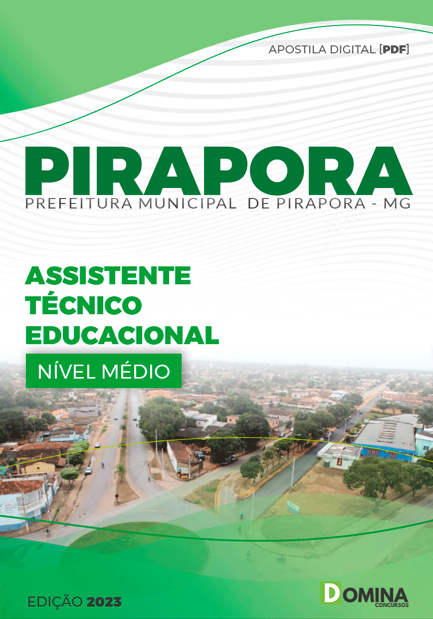 Apostila Pref Pirapora MG 2023 Assistente Técnico Educacional