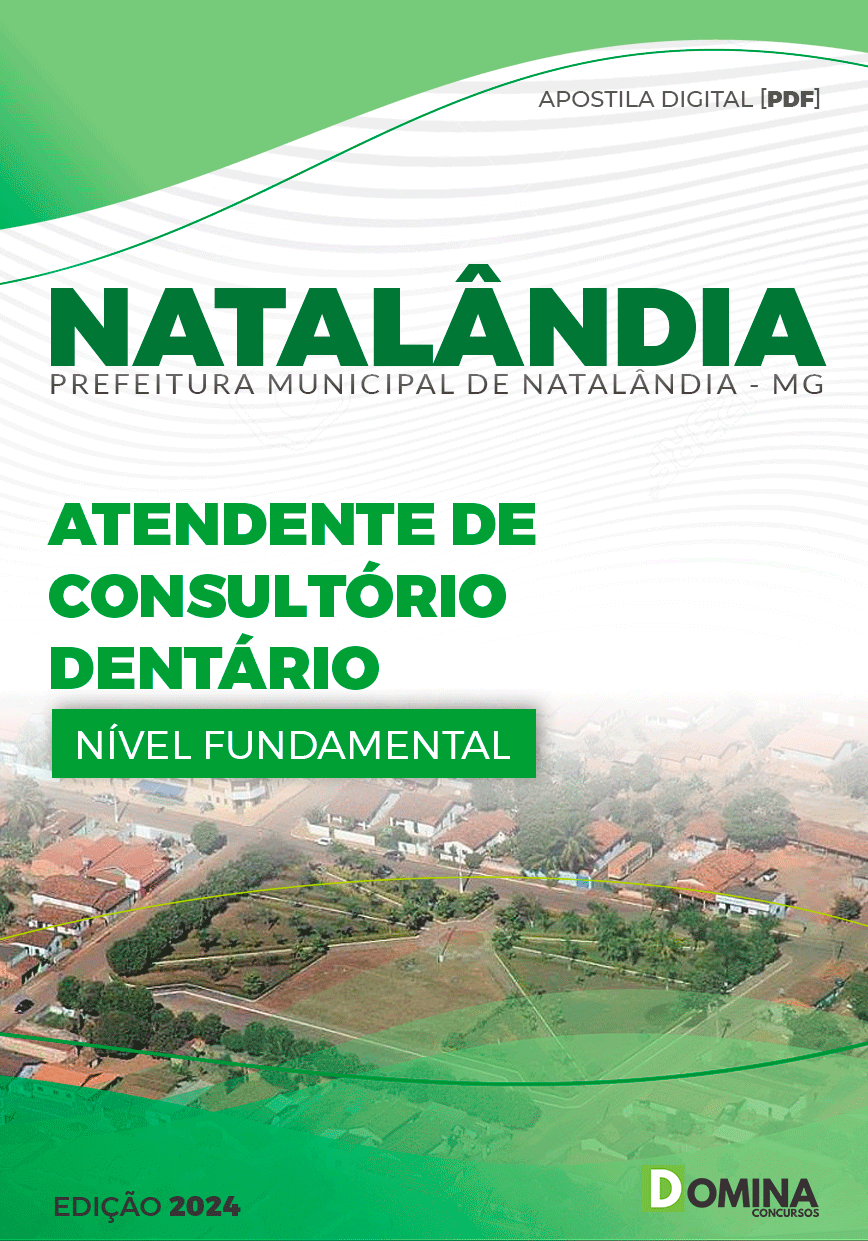 Apostila Pref Natalândia MG 2024 Atendente Consultório Dentário