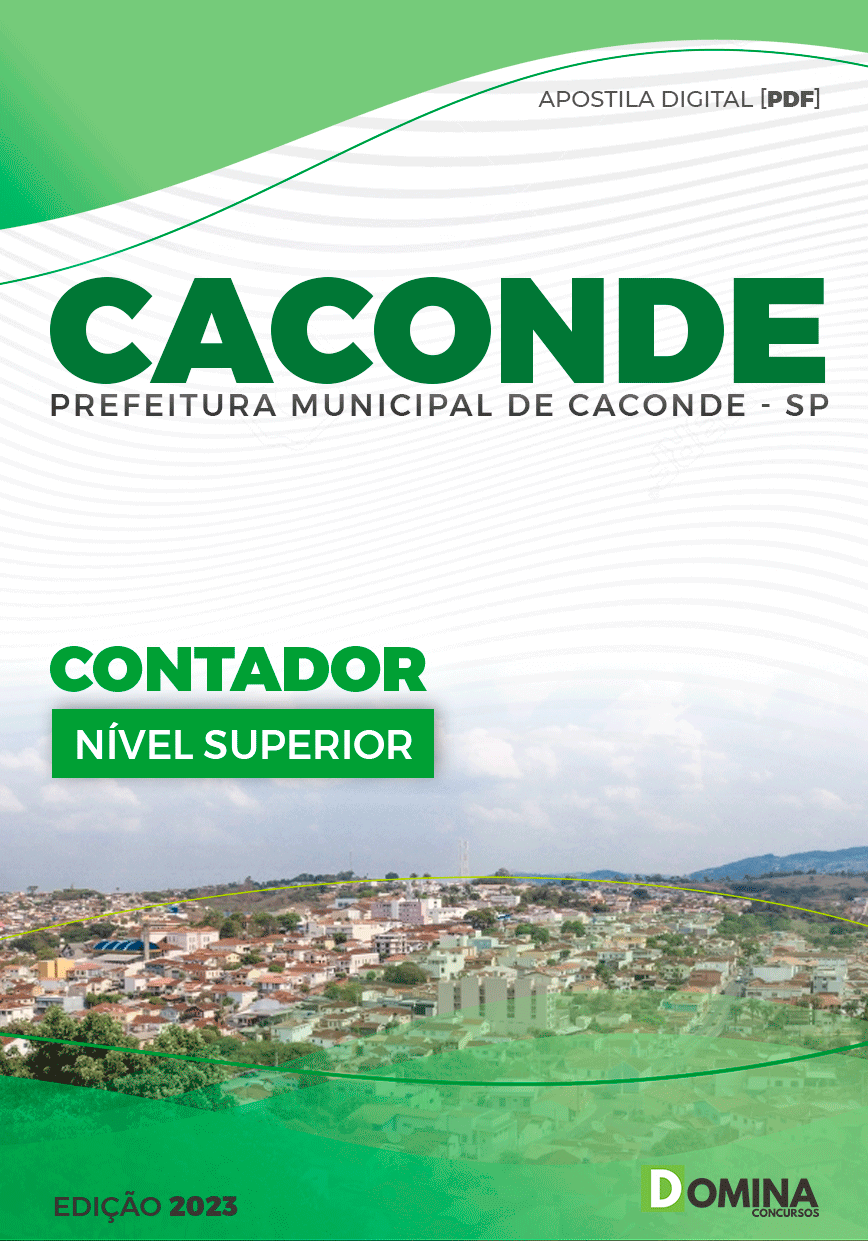 Apostila Concurso Pref Caconde SP 2023 Contador