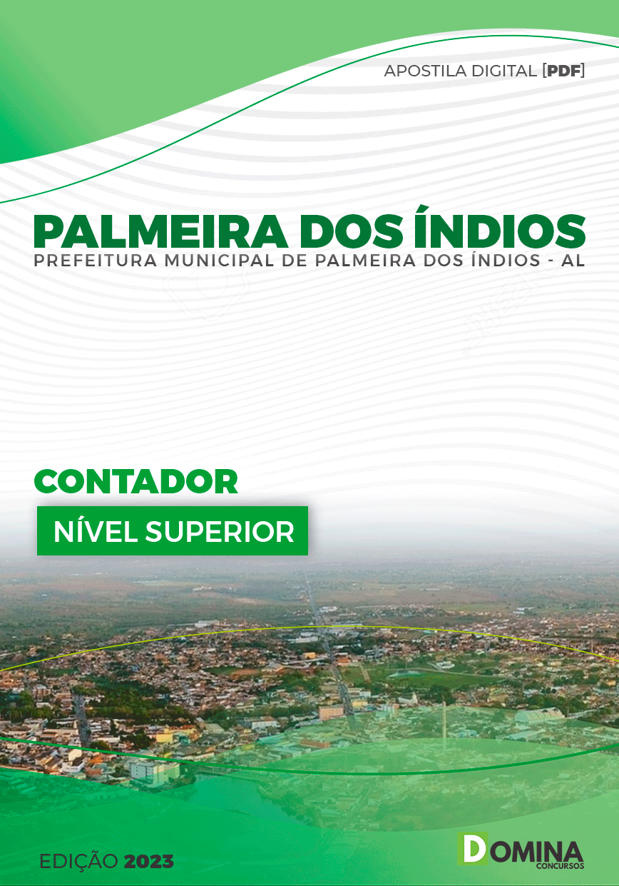 Apostila Pref Palmeira dos Índios AL 2023 Contador