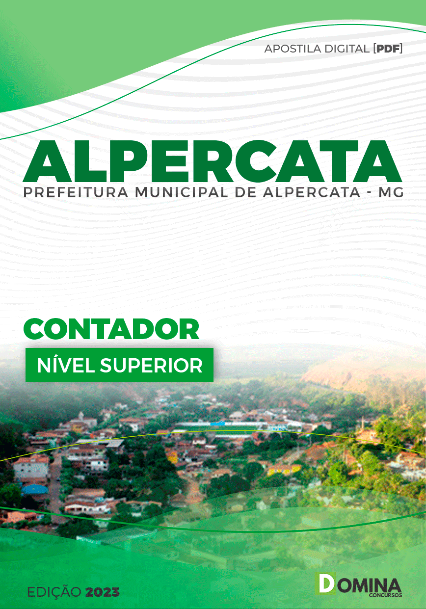 Apostila Pref Alpercata MG 2023 Contador