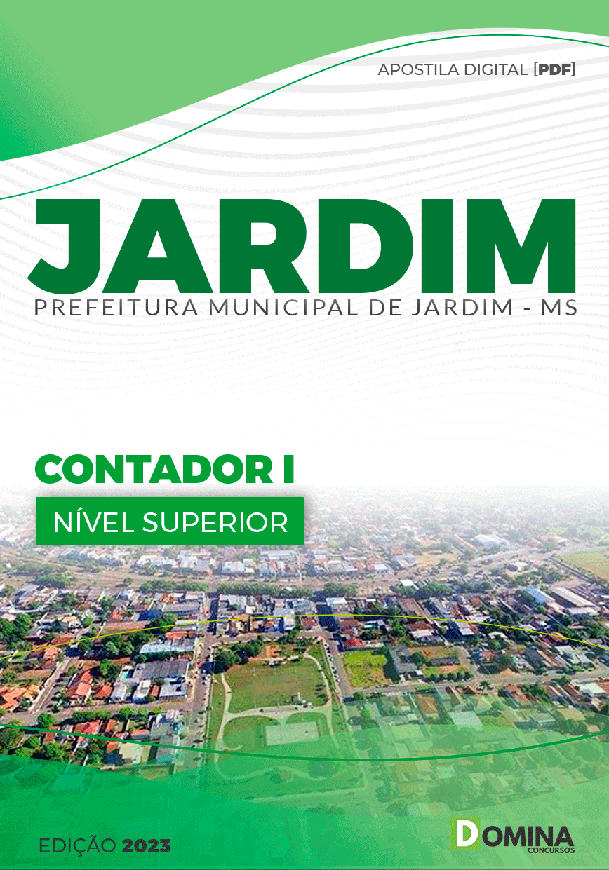 Apostila Concurso JARDIM MS 2023 Contador I