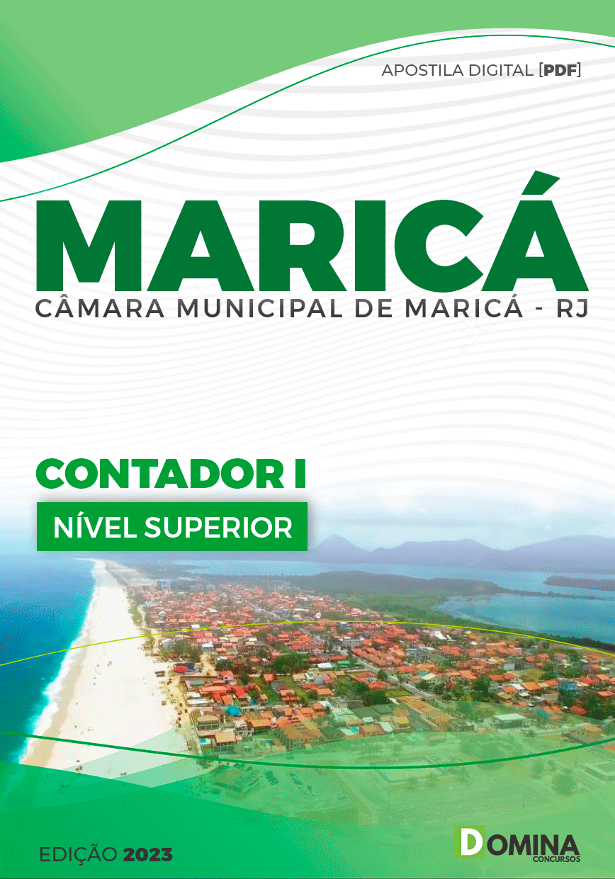 Apostila Câmara Maricá RJ 2023 Contador