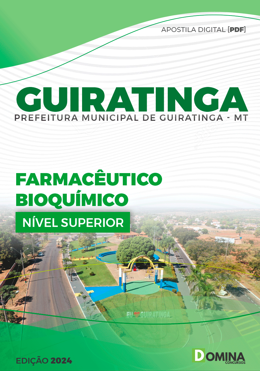 Apostila Pref Guiratinga MT 2024 Farmacêutico Bioquímico