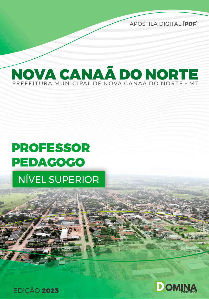 Pref Nova Canaã do Norte MT 2023 Professor Pedagogo