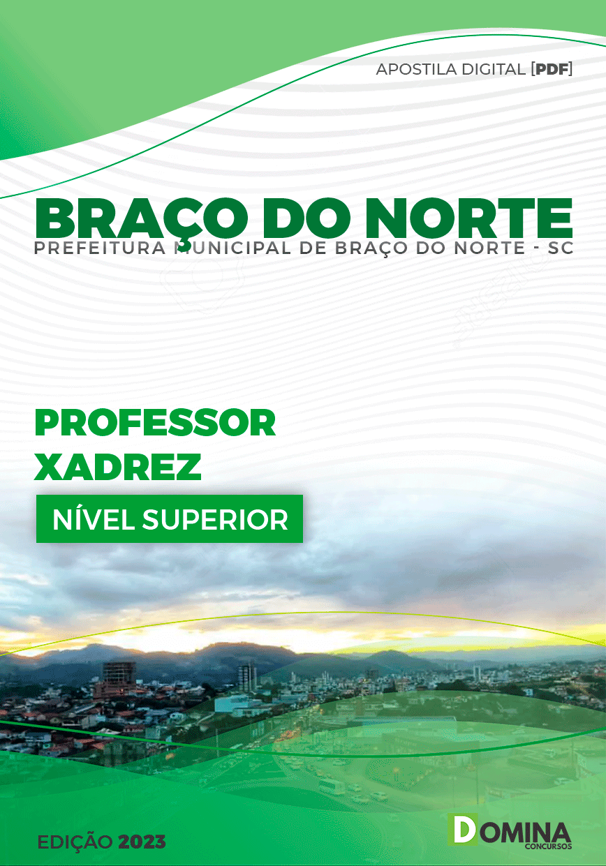 Apostila Pref Braço do Norte SC 2023 Professor Bidocente