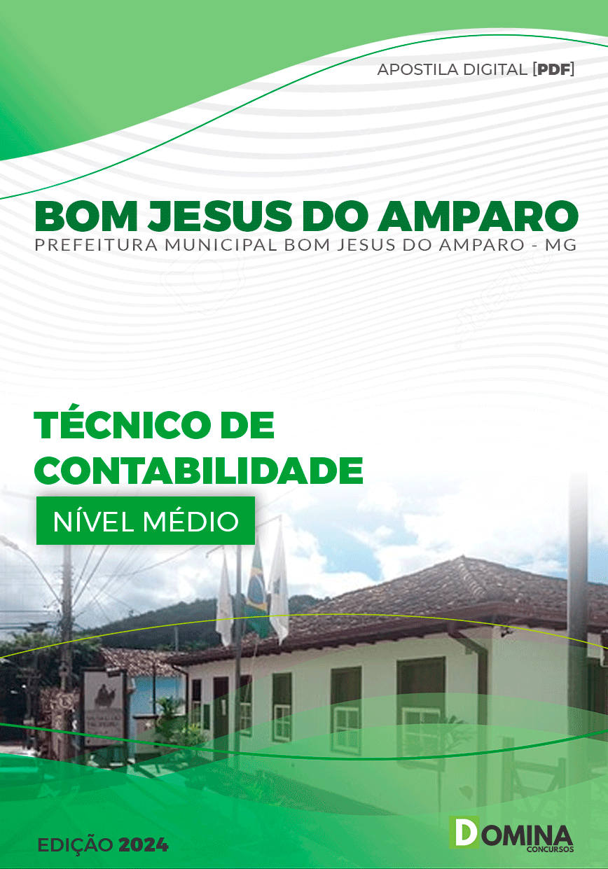 Pref Bom Jesus do Amparo MG 2024 Técnico de Contabilidade