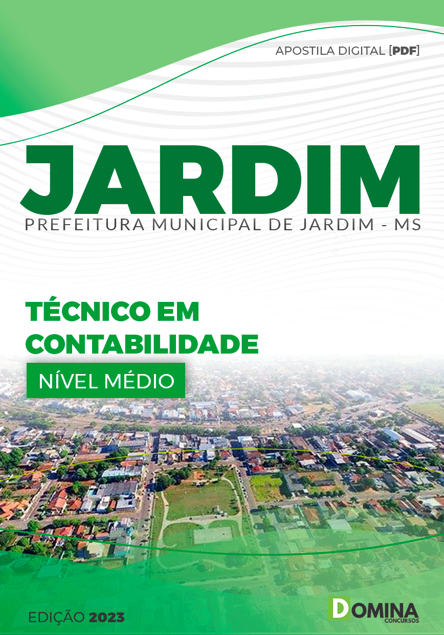 Apostila Concurso JARDIM MS 2023 Técnico Contabilidade