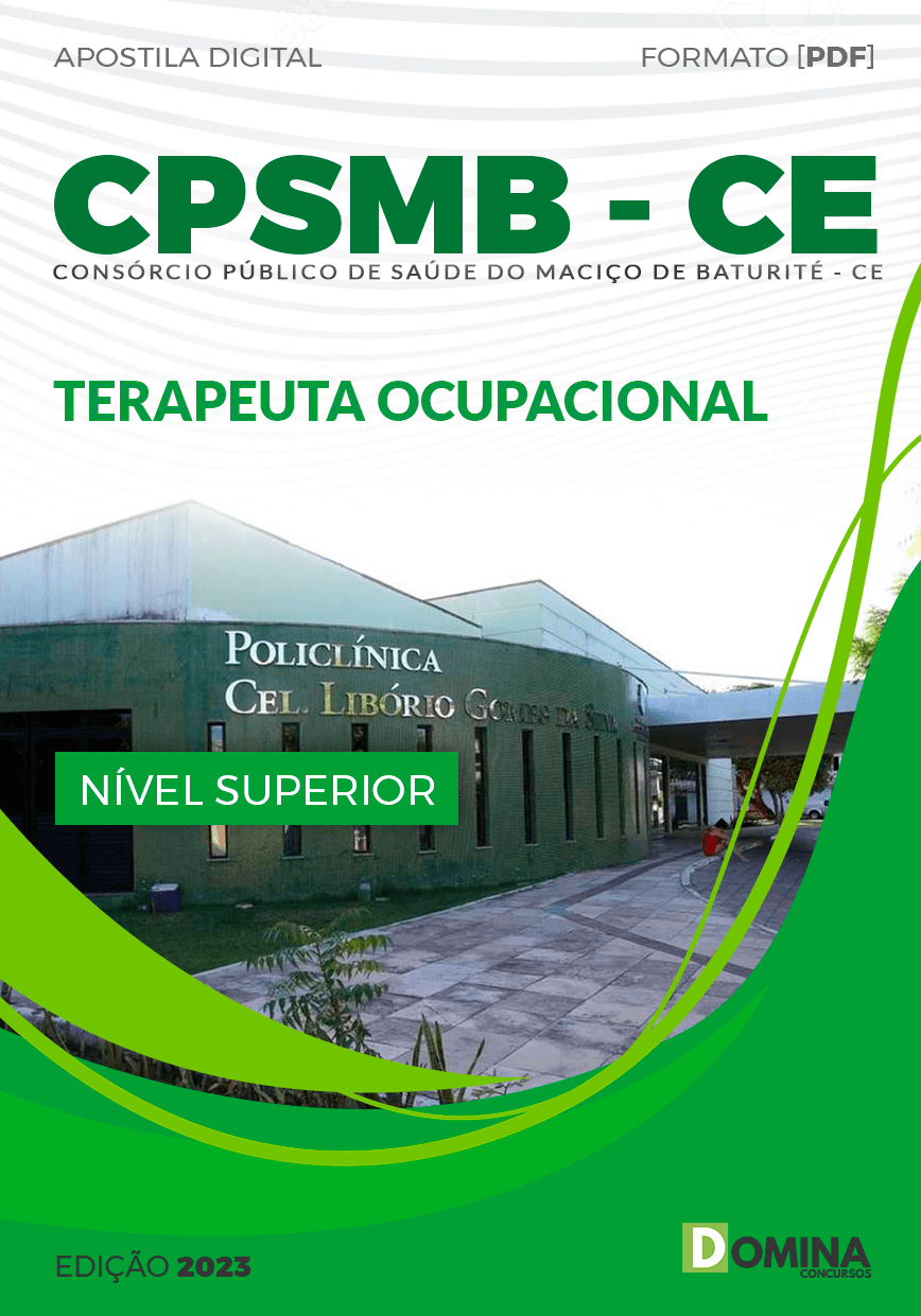 Apostila Concurso CPSMB CE 2023 Terapeuta Ocupacional