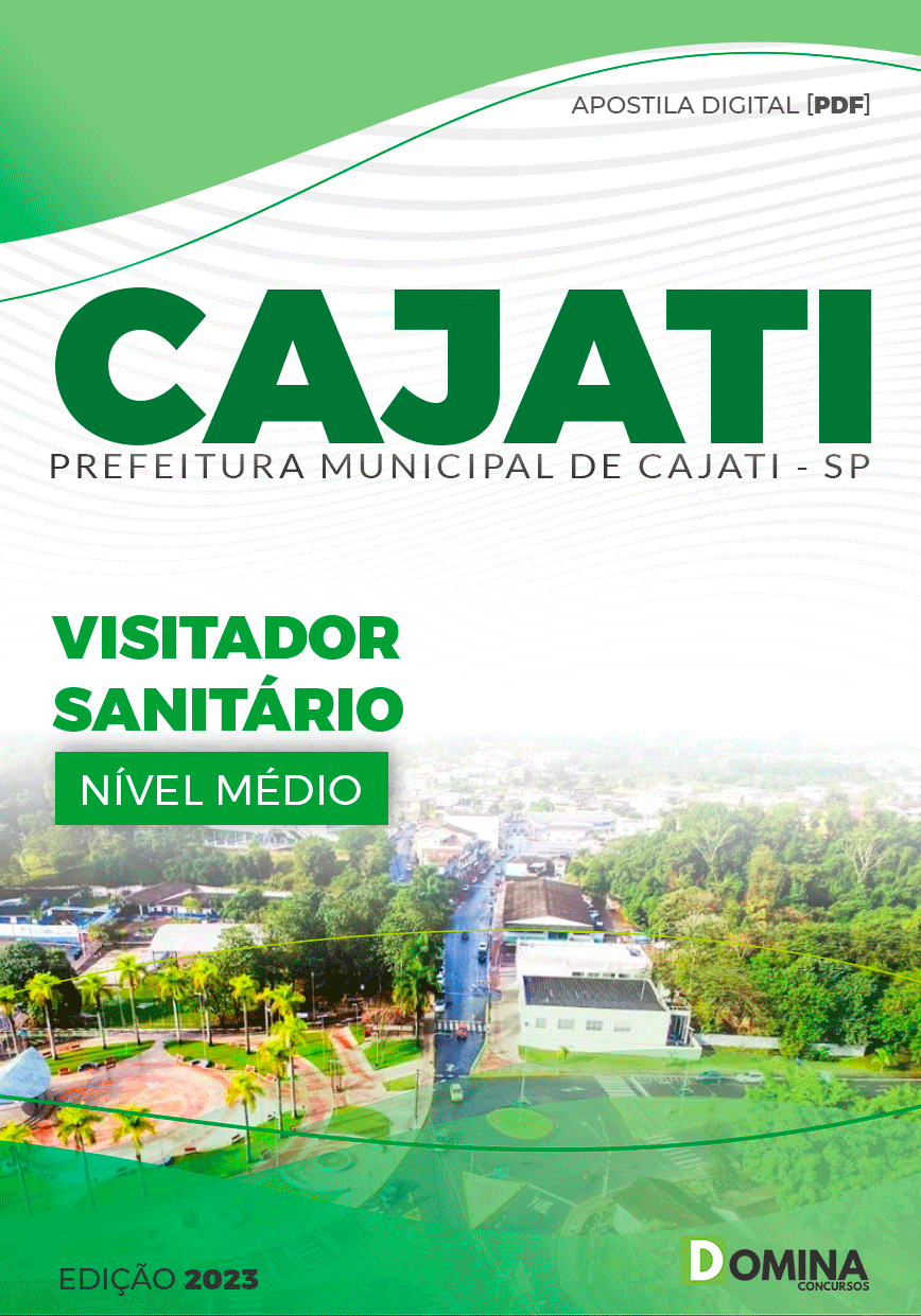 Apostila Pref Cajati SP 2023 Vistoriador Sanitário