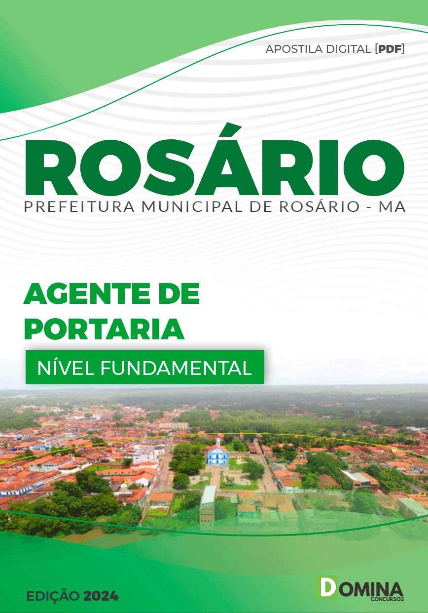 Apostila Concurso Pref Rosário MA 2024 Agente Portaria