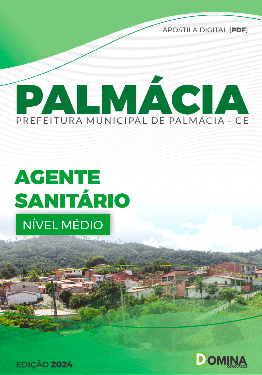 Apostila Concurso Pref Palmácia CE 2024 Agente Sanitário