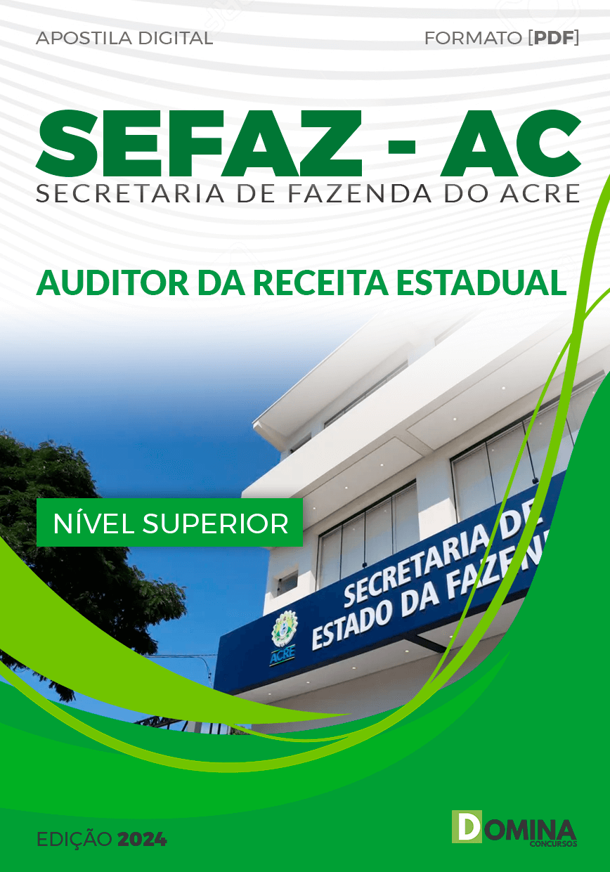 Provimento Efetivo Concursos - Apostila SEPLAG SEFAZ AL AUDITOR FISCAL  Receita Estadual Ano 2021