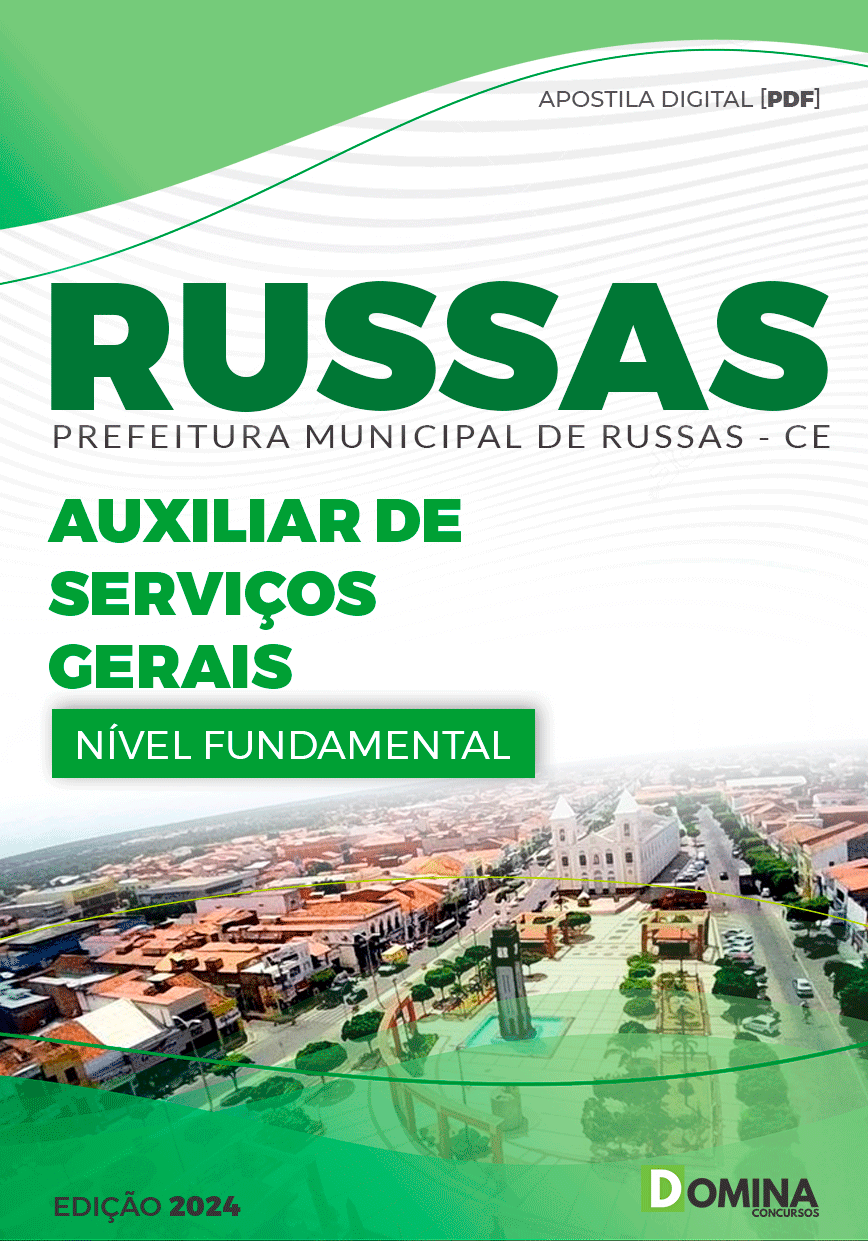 Concurso Público Pref Russas CE 2024 Auxiliar Serviços Gerais