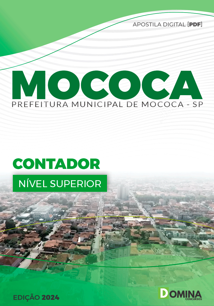 Apostila Câmara Mococa SP 2024 Contador